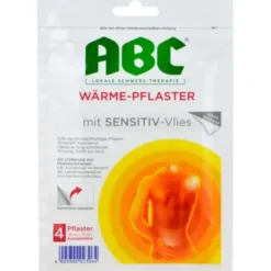 ABC Wärme-Pflaster sensitive-Vlies Hansaplast med 4 St