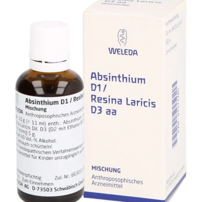 ABSINTHIUM D 1 Resina Laricis D 3 aa Mischung 50 ml