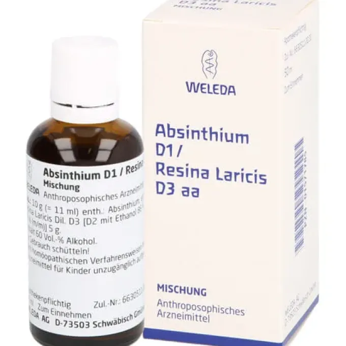 ABSINTHIUM D 1 Resina Laricis D 3 aa Mischung 50 ml