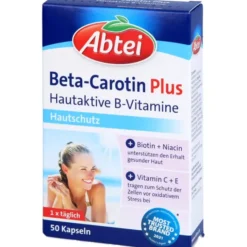 ABTEI Beta-Carotin Plus Hautaktive B-Vitamine Kps. 50 Stück