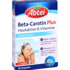 ABTEI Beta-Carotin Plus Hautaktive B-Vitamine Kps. 50 Stück