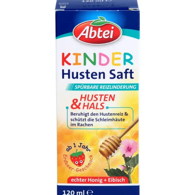 ABTEI Kinder Husten Saft Eibisch und Honig 120 ml