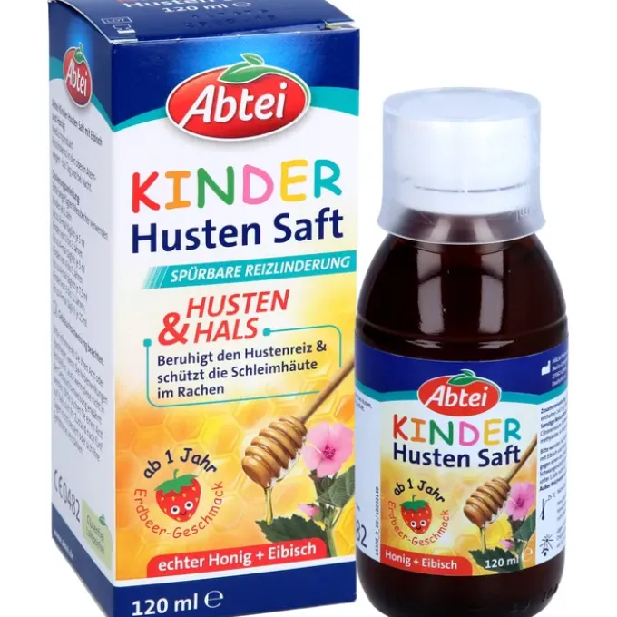 ABTEI Kinder Husten Saft Eibisch und Honig 120 ml