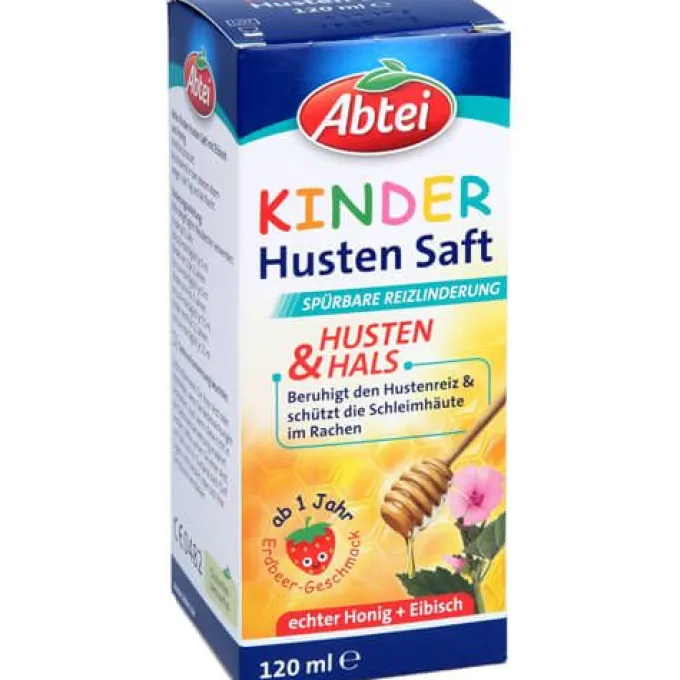 ABTEI Kinder Husten Saft Eibisch und Honig 120 ml