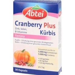 ABTEI Kürbis Plus Cranberry Kapseln 30 Stück