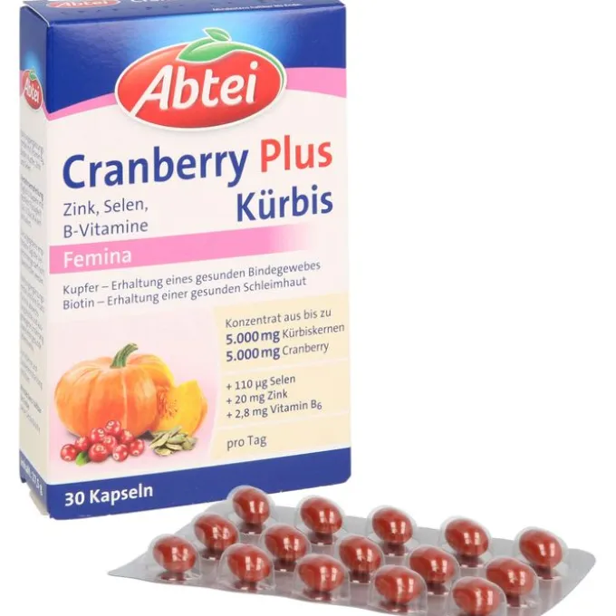 ABTEI Kürbis Plus Cranberry Kapseln 30 Stück