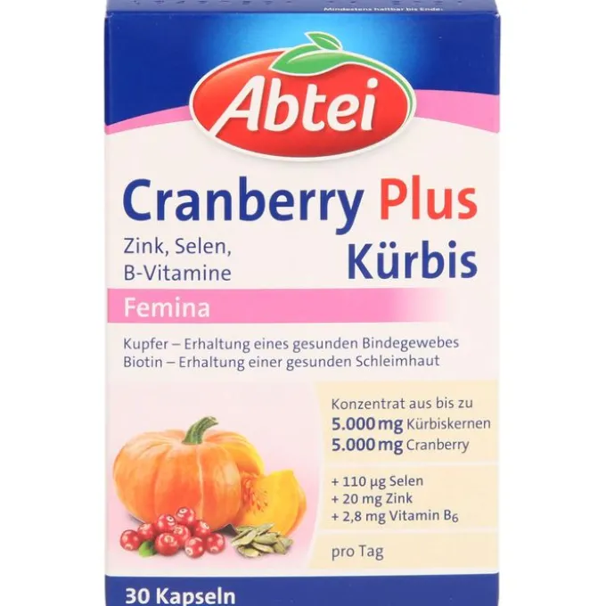 ABTEI Kürbis Plus Cranberry Kapseln 30 Stück