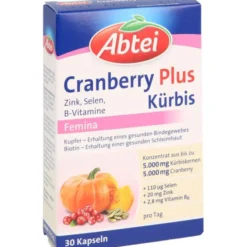ABTEI Kürbis Plus Cranberry Kapseln 30 Stück