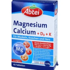 ABTEI Magnesium Calcium+D+K Tabletten 42 Stück