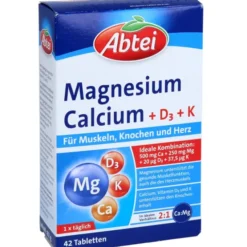 ABTEI Magnesium Calcium+D+K Tabletten 42 Stück
