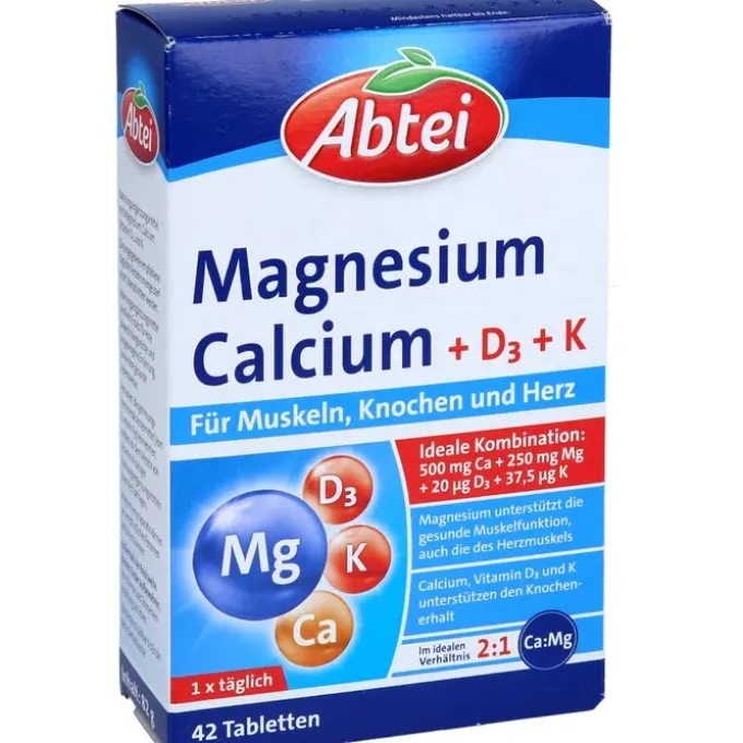 ABTEI Magnesium Calcium+D+K Tabletten 42 Stück