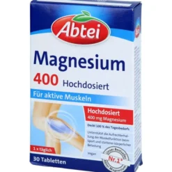 ABTEI Magnesium 400 hochdosiert Tabletten 30 Stück
