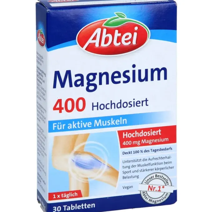 ABTEI Magnesium 400 hochdosiert Tabletten 30 Stück