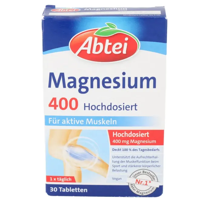 ABTEI Magnesium 400 hochdosiert Tabletten 30 Stück