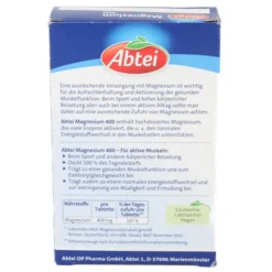 ABTEI Magnesium 400 hochdosiert Tabletten 30 Stück