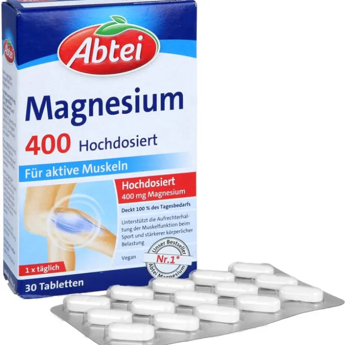 ABTEI Magnesium 400 hochdosiert Tabletten 30 Stück