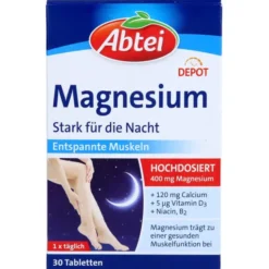 ABTEI Magnesium Stark für die Nacht Depot Tabl.TF 30 Stück