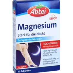 ABTEI Magnesium Stark für die Nacht Depot Tabl.TF 30 Stück