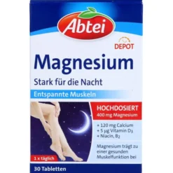 ABTEI Magnesium Stark für die Nacht Depot Tabl.TF 30 Stück