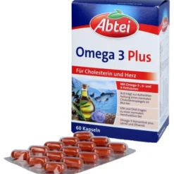 ABTEI Omega-3 Plus Kapseln TF 60 Stück