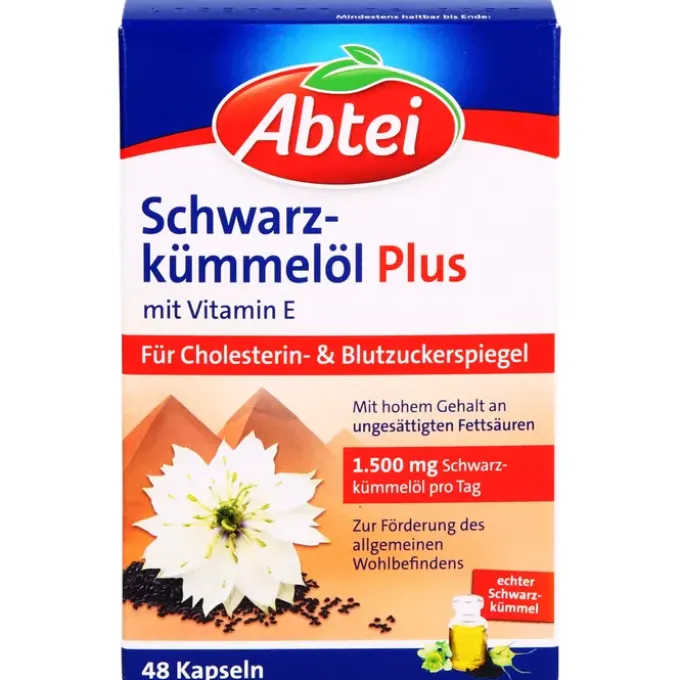 ABTEI Schwarzkümmelöl Plus Kapseln 48 Stück