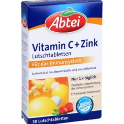 ABTEI Vitamin C plus Zink Lutschtabletten 30 Stück