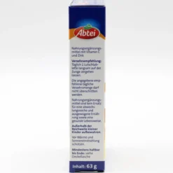 ABTEI Vitamin C plus Zink Lutschtabletten 30 Stück