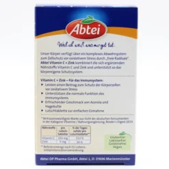 ABTEI Vitamin C plus Zink Lutschtabletten 30 Stück
