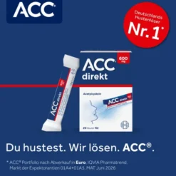 ACC direkt 600 mg Pulver zum Einnehmen im Beutel 10 St