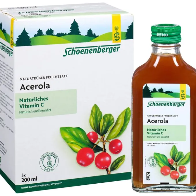 ACEROLA SAFT Schoenenberger Heilpflanzensäfte 3 Stück