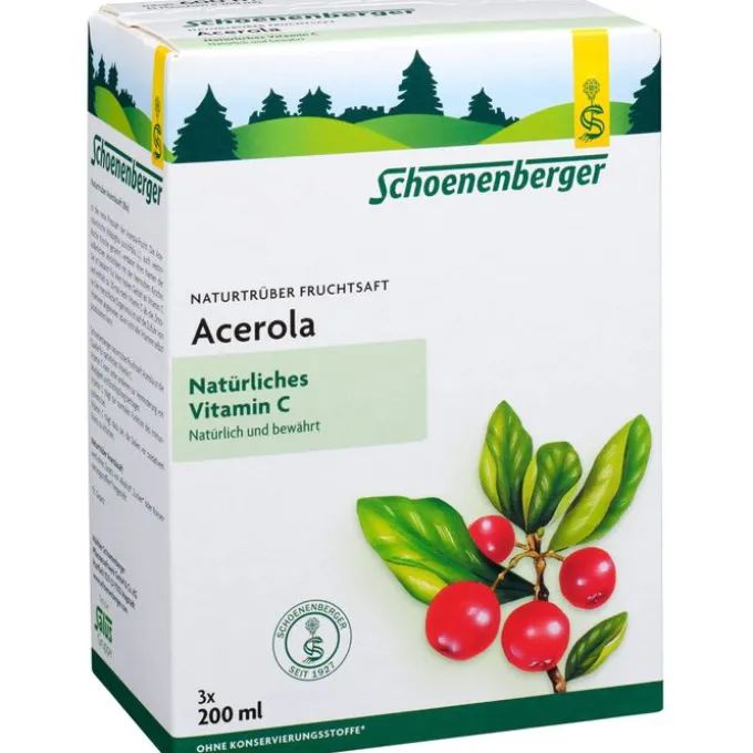 ACEROLA SAFT Schoenenberger Heilpflanzensäfte 3 Stück