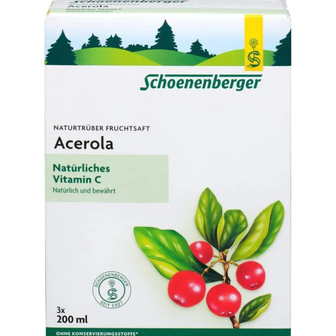 ACEROLA SAFT Schoenenberger Heilpflanzensäfte 3 Stück