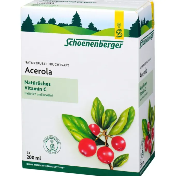 ACEROLA SAFT Schoenenberger Heilpflanzensäfte 3 Stück