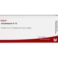 ACHATWASSER D 12 Ampullen 10X1 ml