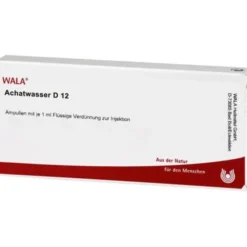 ACHATWASSER D 12 Ampullen 10X1 ml