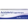 ACICLOBETA Lippenherpes Creme 2 g