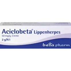 ACICLOBETA Lippenherpes Creme 2 g