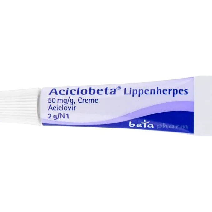 ACICLOBETA Lippenherpes Creme 2 g