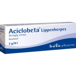 ACICLOBETA Lippenherpes Creme 2 g