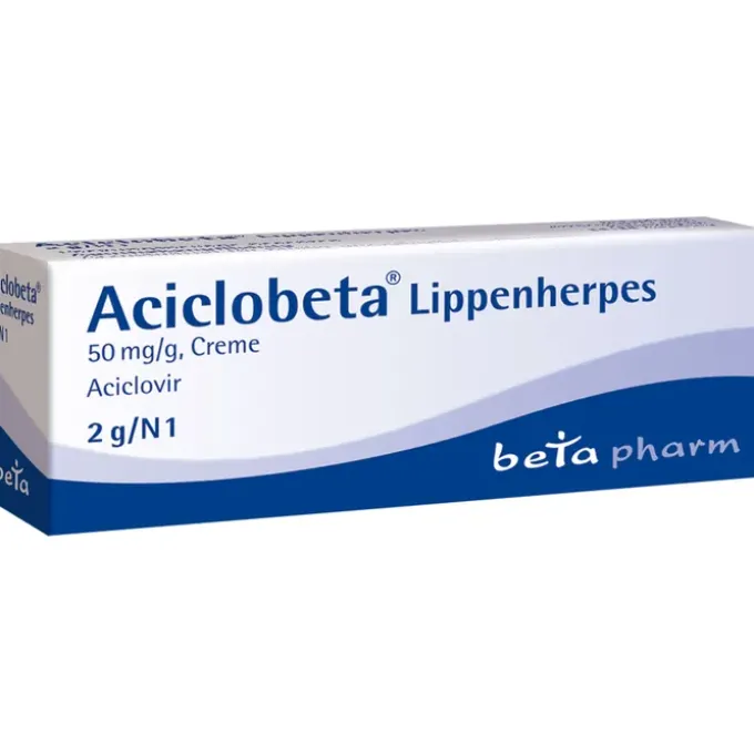 ACICLOBETA Lippenherpes Creme 2 g