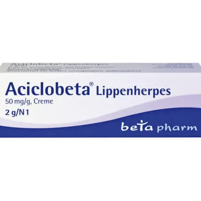 ACICLOBETA Lippenherpes Creme 2 g