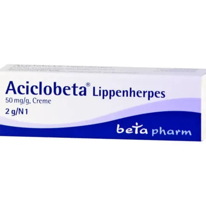 ACICLOBETA Lippenherpes Creme 2 g
