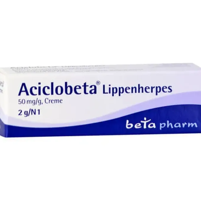 ACICLOBETA Lippenherpes Creme 2 g