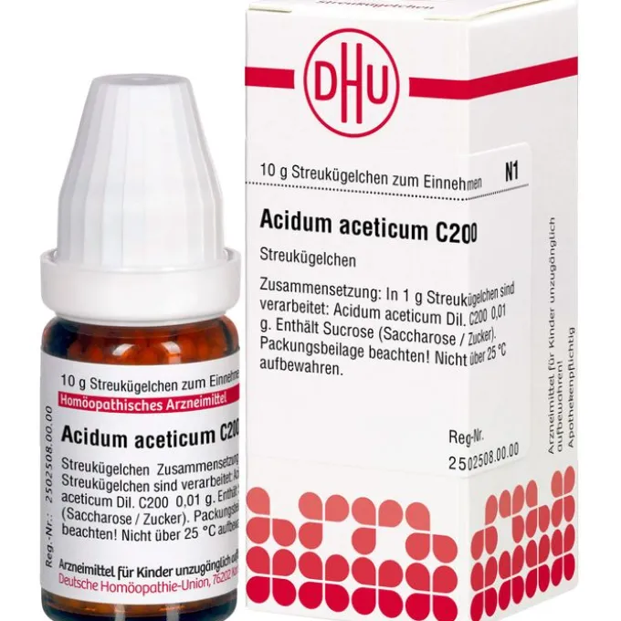 ACIDUM ACETICUM C 200 Globuli 10 g