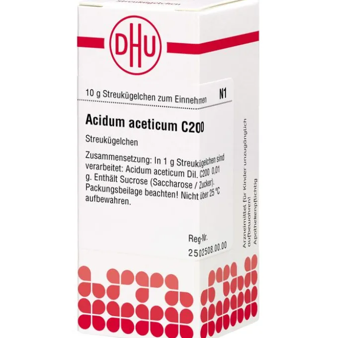 ACIDUM ACETICUM C 200 Globuli 10 g