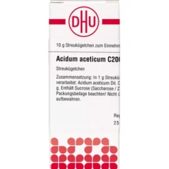 ACIDUM ACETICUM C 200 Globuli 10 g