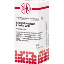 ACIDUM BENZOICUM E Resina C 200 Globuli 10 g