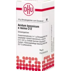 ACIDUM BENZOICUM E Resina C 12 Globuli 10 g