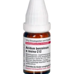 ACIDUM BENZOICUM E Resina C 12 Globuli 10 g