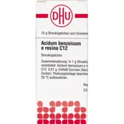 ACIDUM BENZOICUM E Resina C 12 Globuli 10 g
